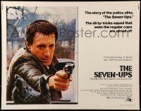 6k392 SEVEN-UPS 1/2sh '74 close up of elite policeman Roy Scheider pointing gun!