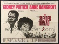 6k398 SLENDER THREAD 1/2sh '66 Sidney Poitier keeps Anne Bancroft from committing suicide!