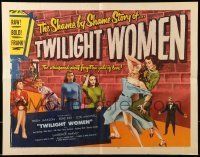 6k461 TWILIGHT WOMEN 1/2sh '53 the shame by shame story, frank, bold, raw, great sexy catfight!