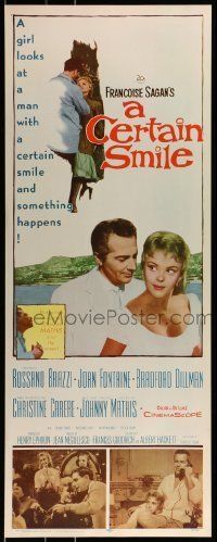 6k572 CERTAIN SMILE insert '58 Joan Fontaine has a love affair with Rossano Brazzi & 19 year-old boy