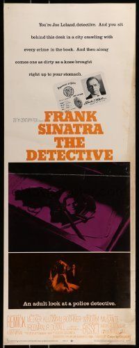 6k609 DETECTIVE insert '68 Frank Sinatra as gritty New York City cop, an adult look at police!