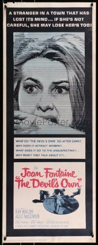 6k611 DEVIL'S OWN insert '67 Hammer, Joan Fontaine, what does it do to the unsuspecting?