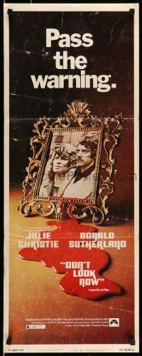 6k615 DON'T LOOK NOW insert '74 Julie Christie, Donald Sutherland, directed by Nicolas Roeg!