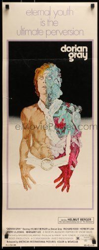 6k616 DORIAN GRAY insert '71 Helmut Berger, really cool Ted CoConis art!