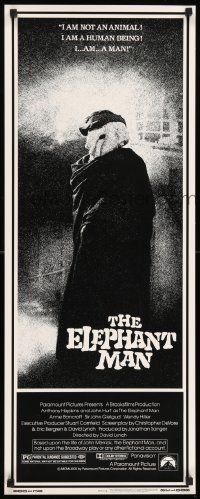 6k625 ELEPHANT MAN insert '80 John Hurt is not an animal, Anthony Hopkins, directed by David Lynch!