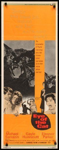 6k626 EYE OF THE CAT insert '69 Michael Sarrazin, Gayle Hunnicutt, Eleanor Parker!