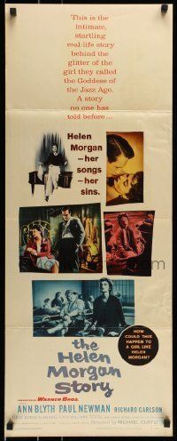 6k685 HELEN MORGAN STORY insert '57 Paul Newman loves pianist Ann Blyth, her songs, and her sins!