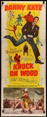 6k733 KNOCK ON WOOD insert '54 great full-length image of dancing Danny Kaye, Mai Zetterling!