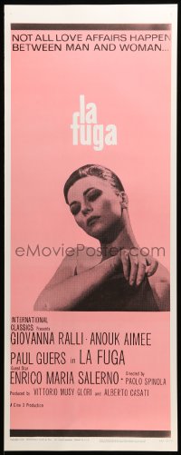 6k737 LA FUGA insert '66 Paola Spinola directed Italian lesbian sex drama, pretty Giovanna Ralli!