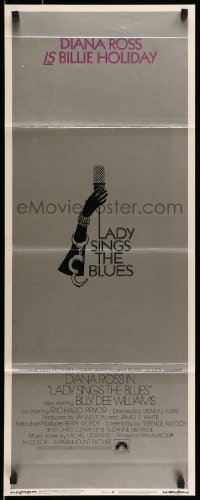 6k741 LADY SINGS THE BLUES int'l insert '72 Diana Ross as Billie Holiday, Billy Dee Williams, Pryor