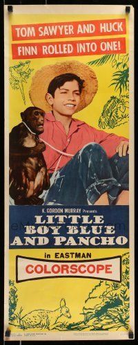 6k760 LITTLE BOY BLUE & PANCHO insert '63 the adventures of a Mexican boy & his monkey!