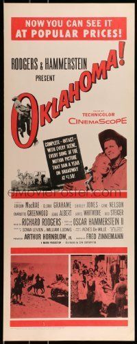 6k819 OKLAHOMA insert R63 Gordon MacRae, Shirley Jones, Rodgers & Hammerstein musical!