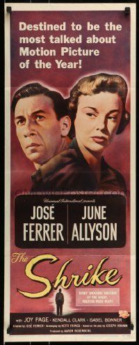 6k892 SHRIKE insert '55 June Allyson drives star/director Jose Ferrer to commit suicide!