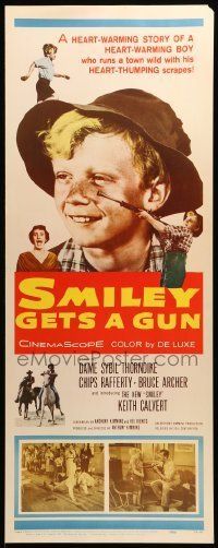 6k898 SMILEY GETS A GUN insert '59 heart-warming Aussie boy is the new Smiley, with Chips Rafferty!