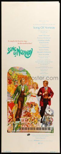 6k905 SONG OF NORWAY insert '70 Howard Terpning artwork, a song for the heart to sing!