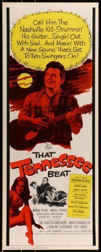6k940 THAT TENNESSEE BEAT insert '66 Merle Travis is the Nashville Kid, country music!