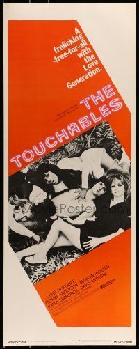 6k957 TOUCHABLES insert '68 Judy Huxtable, psychedelic love in the fifth dimension!