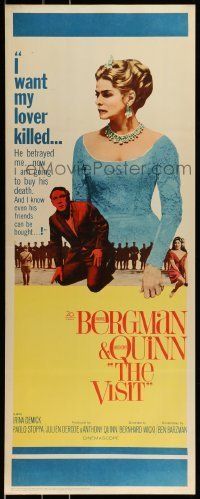 6k973 VISIT insert '64 close-ups of Ingrid Bergman & Anthony Quinn!