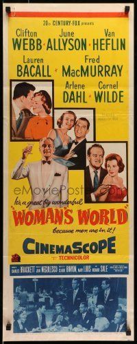 6k992 WOMAN'S WORLD insert '54 June Allyson, Clifton Webb, Van Heflin, Bacall, MacMurray, Dahl!
