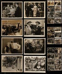 6m262 LOT OF 30 MOSTLY 1930S-40S 8X10 STILLS '30s-40s great scenes from a variety of movies!