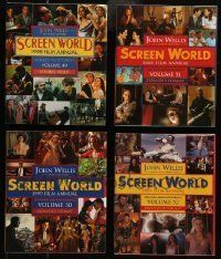 6m113 LOT OF 4 SCREEN WORLD ANNUAL HARDCOVER 1998-01 BOOKS '98-01 great movie star images & info!