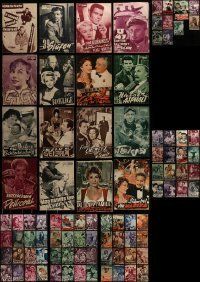 6m010 LOT OF 90 1950S AUSTRIAN PROGRAMS '50s great images from a variety of different movies!