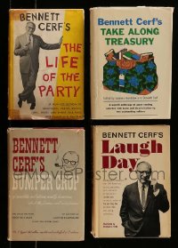 6m151 LOT OF 4 BENNETT CERF HARDCOVER BOOKS '50s-60s Life of the Party, Laugh Day & more!