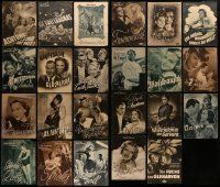 6m017 LOT OF 23 1930S GERMAN PROGRAMS '30s great images from a variety of different movies!