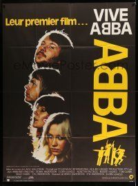 6p551 ABBA: THE MOVIE French 1p '78 Swedish pop rock, headshots of all 4 band members!