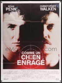6p566 AT CLOSE RANGE French 1p '87 close up of Christopher Walken & Sean Penn as father & son!