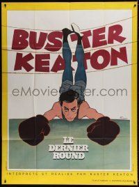6p577 BATTLING BUTLER French 1p R60s cool different Ferracci art of Buster Keaton in boxing ring!