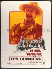6p638 COWBOYS French 1p '72 big John Wayne gave these young boys their chance to become men!