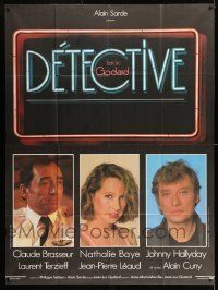 6p657 DETECTIVE French 1p '85 directed by Jean-Luc Godard, Claude Brasseur, Nathalie Baye, Hallyday