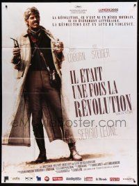 6p701 FISTFUL OF DYNAMITE French 1p R09 Sergio Leone, different full-length image of James Coburn!