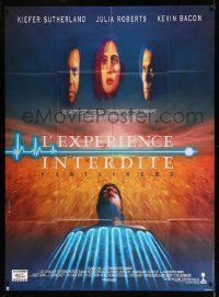 6p703 FLATLINERS French 1p '90 Kiefer Sutherland, Julia Roberts, Kevin Bacon, different image!