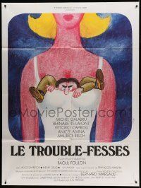 6p722 GROPER French 1p '76 Raoul Foulon's Le trouble-fesses, wacky sexy cartoon art by Ferracci!