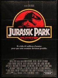 6p764 JURASSIC PARK French 1p '93 Steven Spielberg, Richard Attenborough creates dinosaurs!
