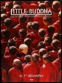 6p801 LITTLE BUDDHA teaser French 1p '93 directed by Bernardo Bertolucci, Keanu Reeves as Buddha!