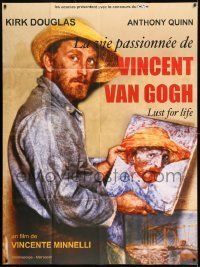 6p810 LUST FOR LIFE French 1p R90s wonderful image of Kirk Douglas as artist Vincent Van Gogh!