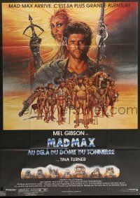 6p812 MAD MAX BEYOND THUNDERDOME CinePoster REPRO French 1p '85 Mel Gibson & Tina Turner, Amsel art