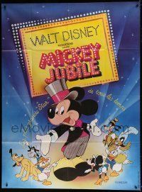 6p832 MICKEY MOUSE JUBILEE SHOW French 1p '79 Walt Disney cartoon, Mickey Mouse, Goofy & Donald!