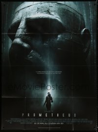 6p884 PROMETHEUS advance French 1p '12 Ridley Scott prequel to Alien, they will come for us!