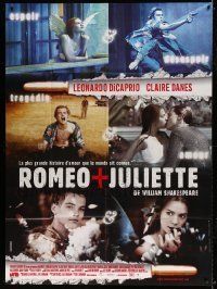 6p901 ROMEO & JULIET French 1p '96 Leonardo DiCaprio, Claire Danes, modern Shakespeare remake!