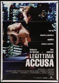 6p151 GUILTY AS SIN Italian 1p '93 Rebecca De Mornay, Don Johnson, directed by Sidney Lumet!