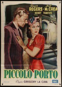 6p230 PRIMROSE PATH Italian 1p '49 great different Manno artwork of Ginger Rogers & Joel McCrea!