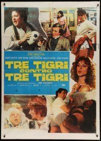 6p267 THREE TIGERS AGAINST THREE TIGERS Italian 1p '77 directed by Sergio Corbucci and Steno!