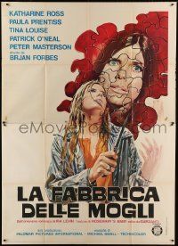 6p067 STEPFORD WIVES Italian 2p '76 different jigsaw puzzle art of Katharine Ross, from Ira Levin!