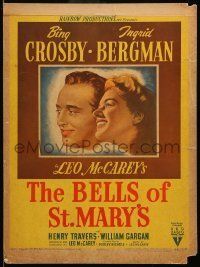 6p304 BELLS OF ST. MARY'S WC '46 art of smiling pretty Ingrid Bergman & Bing Crosby!