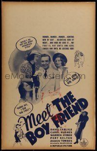 6p437 MEET THE BOYFRIEND WC '37 women hunting Robert Paige day by day & does he love it!