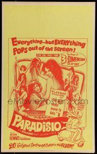 6p457 PARADISIO 3D Benton WC '61 3-D, everything but EVERYthing pops out of the screen!